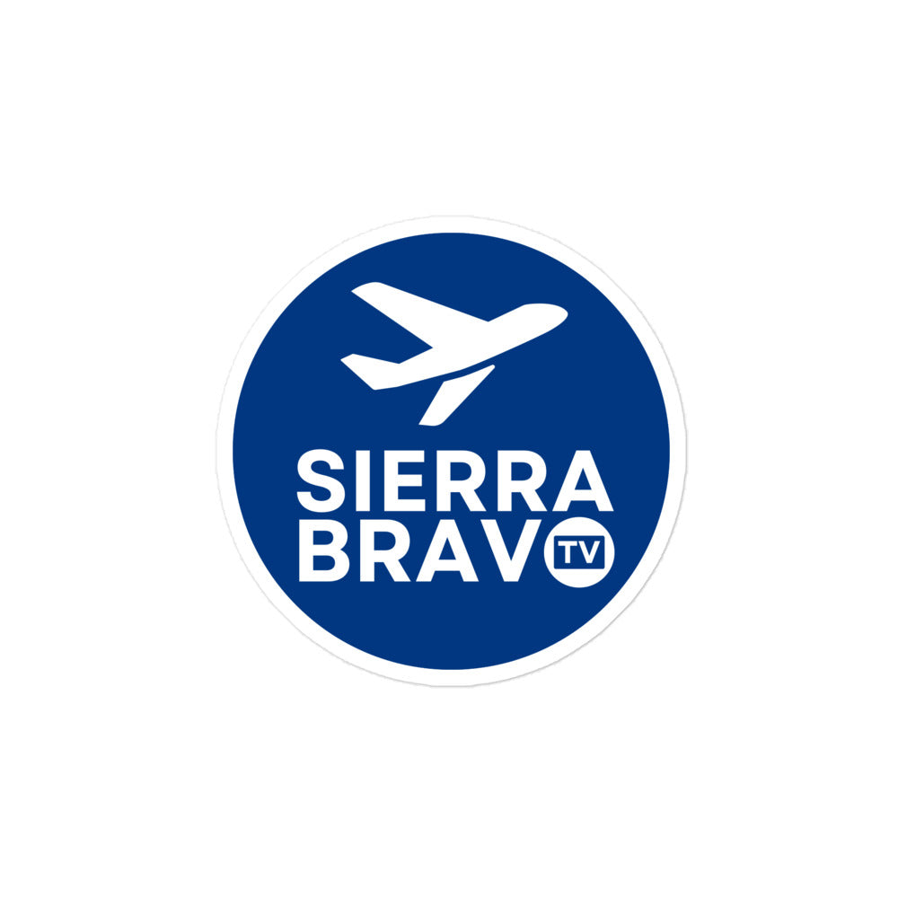 Sierra Bravo TV Round Bubble-free stickers