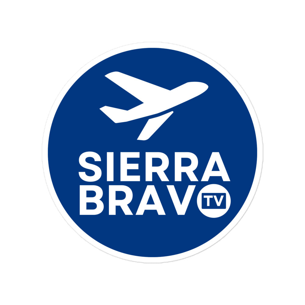 Sierra Bravo TV Round Bubble-free stickers