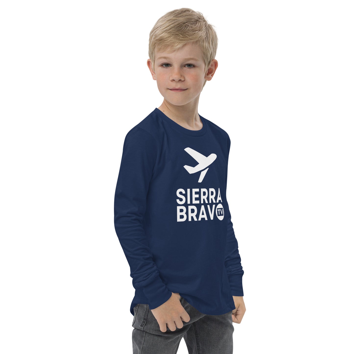 Sierra Bravo TV Youth long sleeve tee