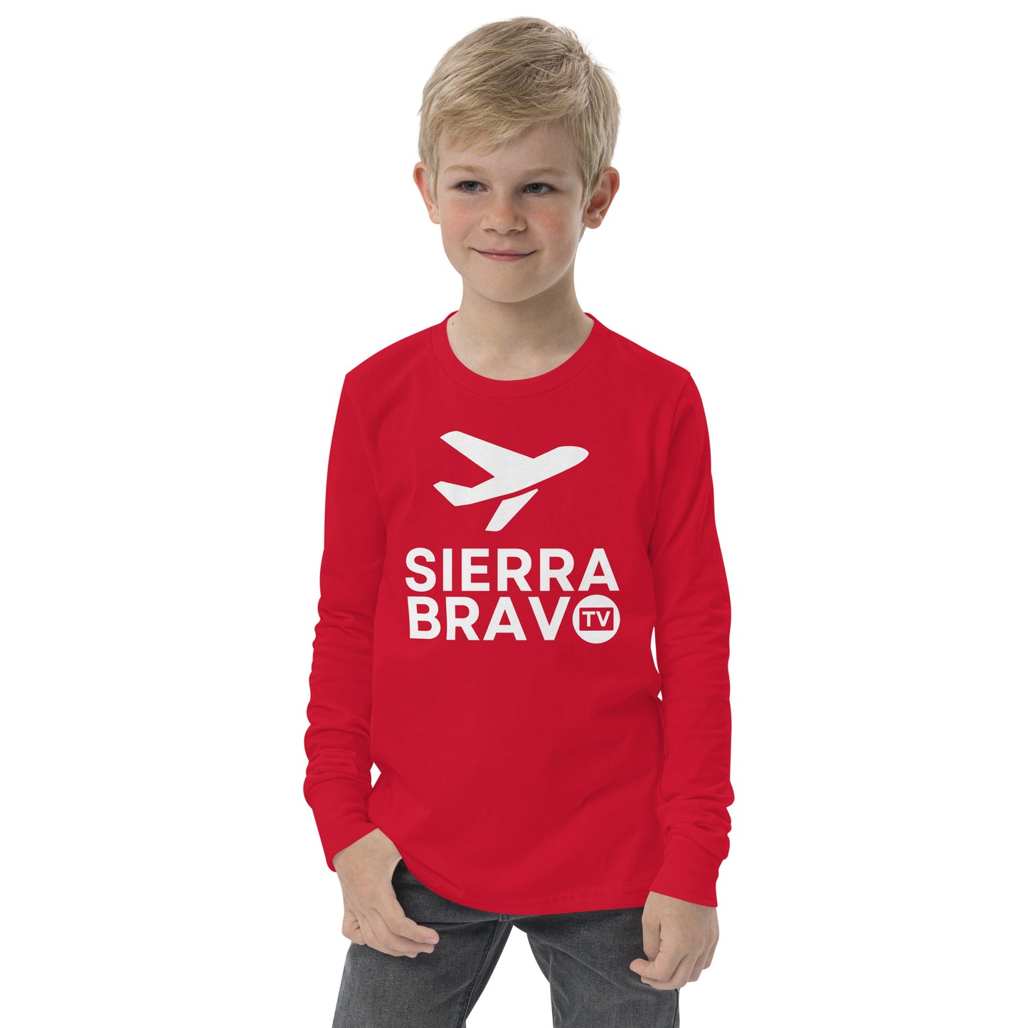 Sierra Bravo TV Youth long sleeve tee