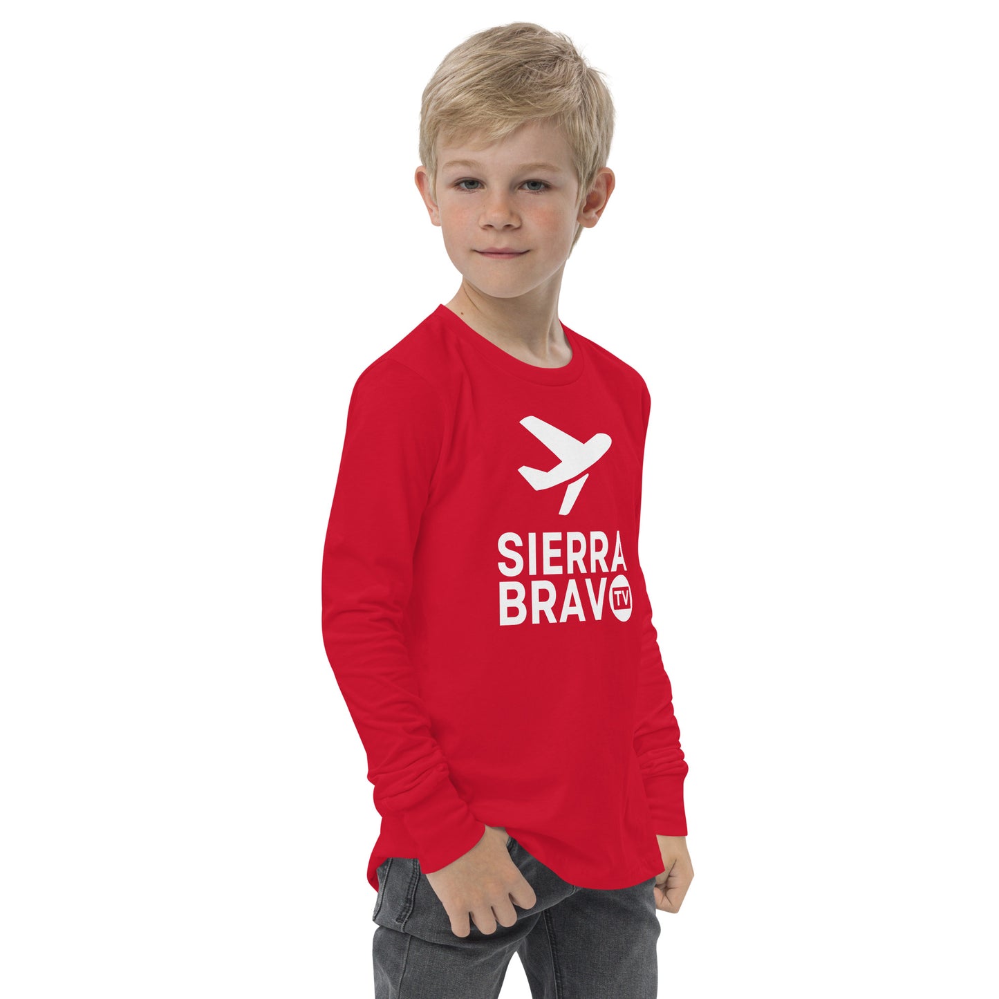 Sierra Bravo TV Youth long sleeve tee